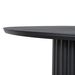 Belvano 1.2m Outdoor Round Dining Table - Sand Dark Grey Dining Table Kito-Core
