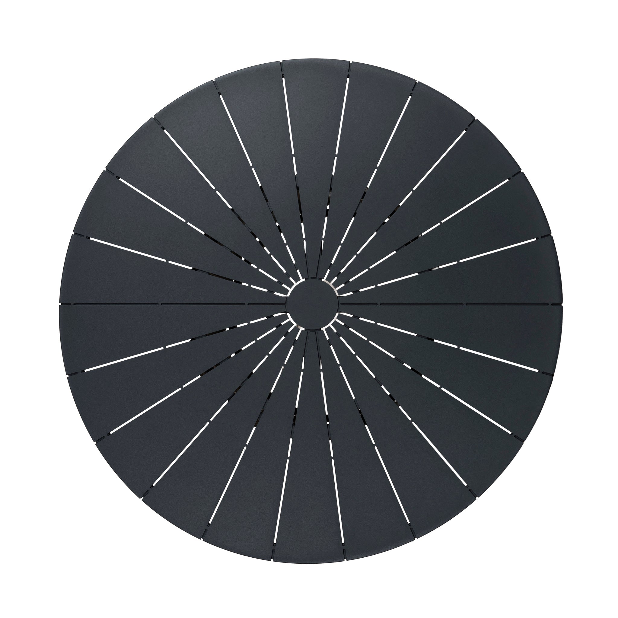 Belvano 1.2m Outdoor Round Dining Table - Sand Dark Grey Dining Table Kito-Core