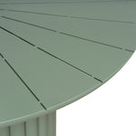 Belvano 1.2m Outdoor Round Dining Table - Sand Green Dining Table Kito-Core