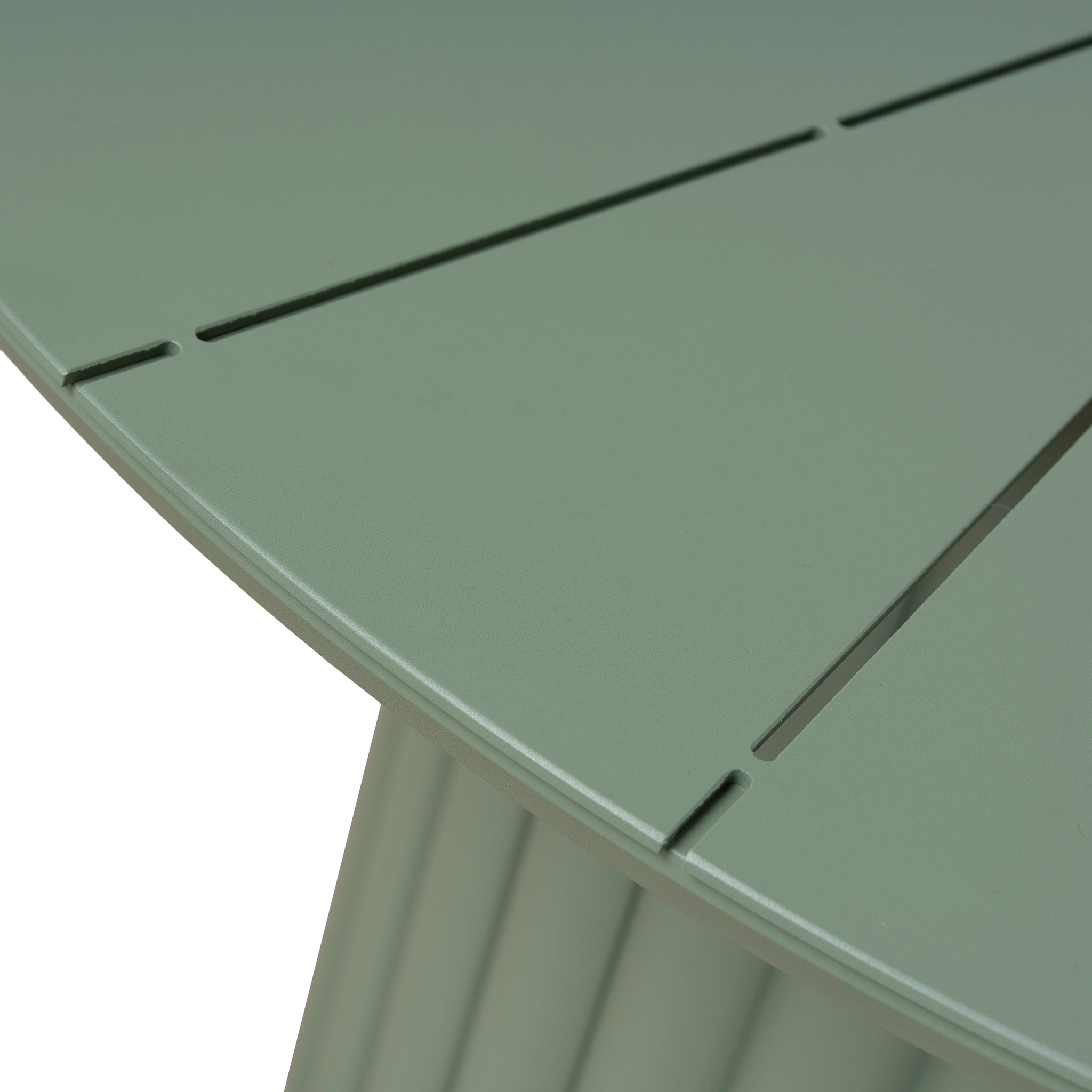 Belvano 1.2m Outdoor Round Dining Table - Sand Green Dining Table Kito-Core