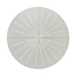 Belvano 1.4m Outdoor Round Dining Table - Cream White Dining Table Kito-Core