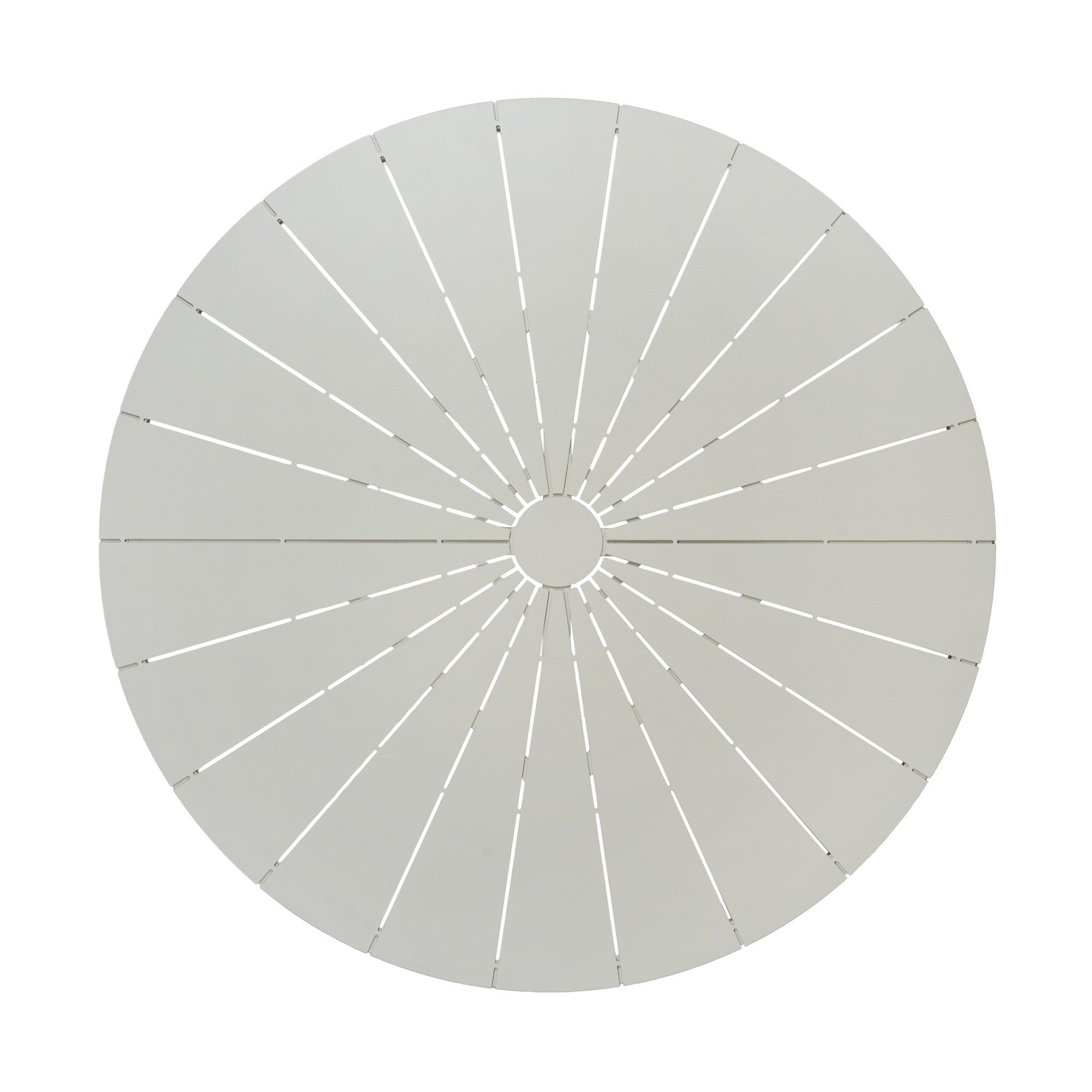 Belvano 1.4m Outdoor Round Dining Table - Cream White Dining Table Kito-Core
