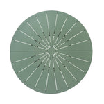 Belvano 1.4m Outdoor Round Dining Table - Sand Green Dining Table Kito-Core