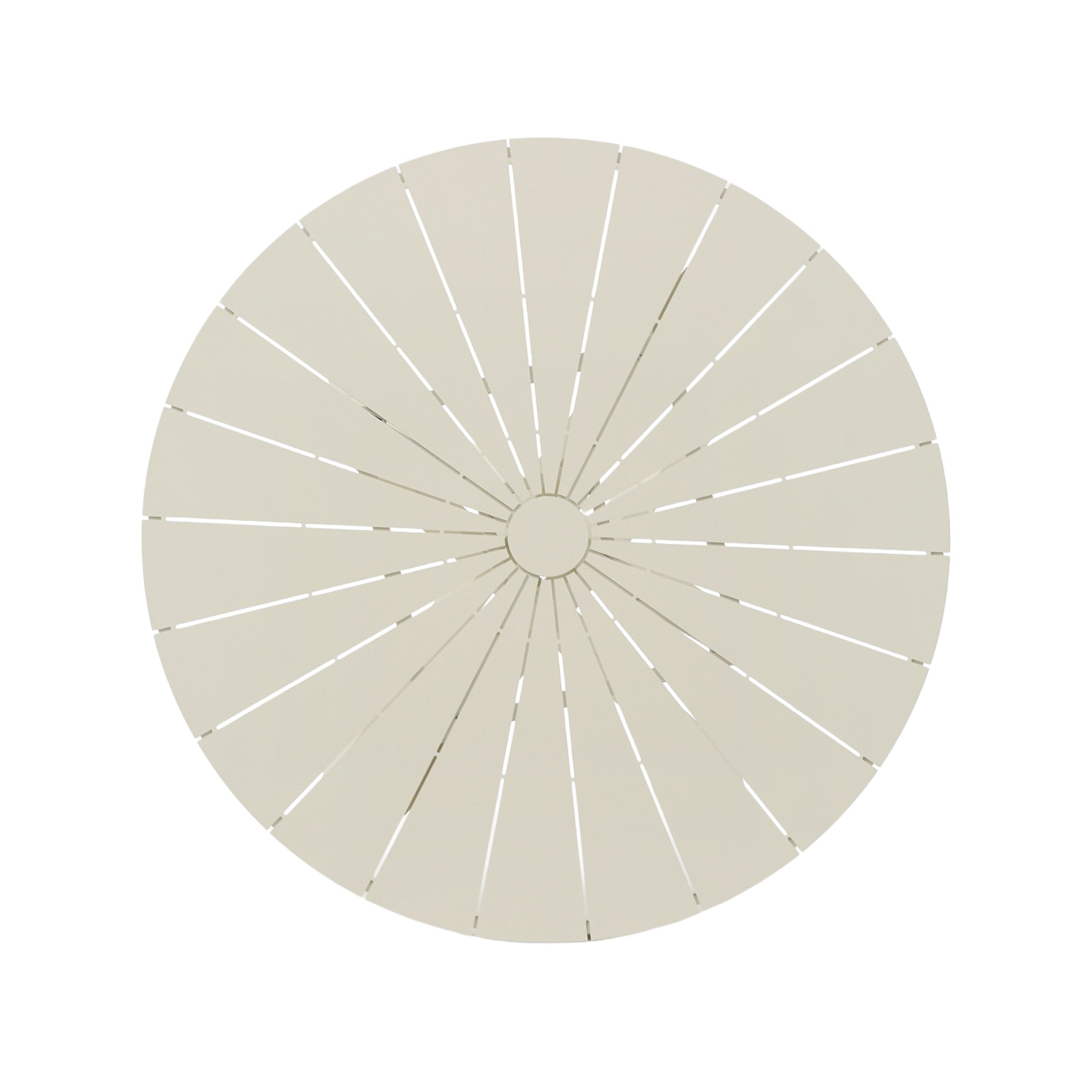 Marova 1.2m Outdoor Round Dining Table - Cream White Dining Table Kito-Core