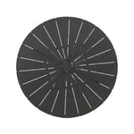 Marova 1.2m Outdoor Round Dining Table - Sand Dark Grey Dining Table Kito-Core