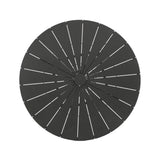 Marova 1.2m Outdoor Round Dining Table - Sand Dark Grey Dining Table Kito-Core