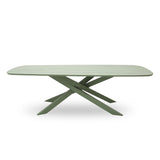 Marova 2.4m Outdoor Dining Table - Sand Green Dining Table Kito-Core