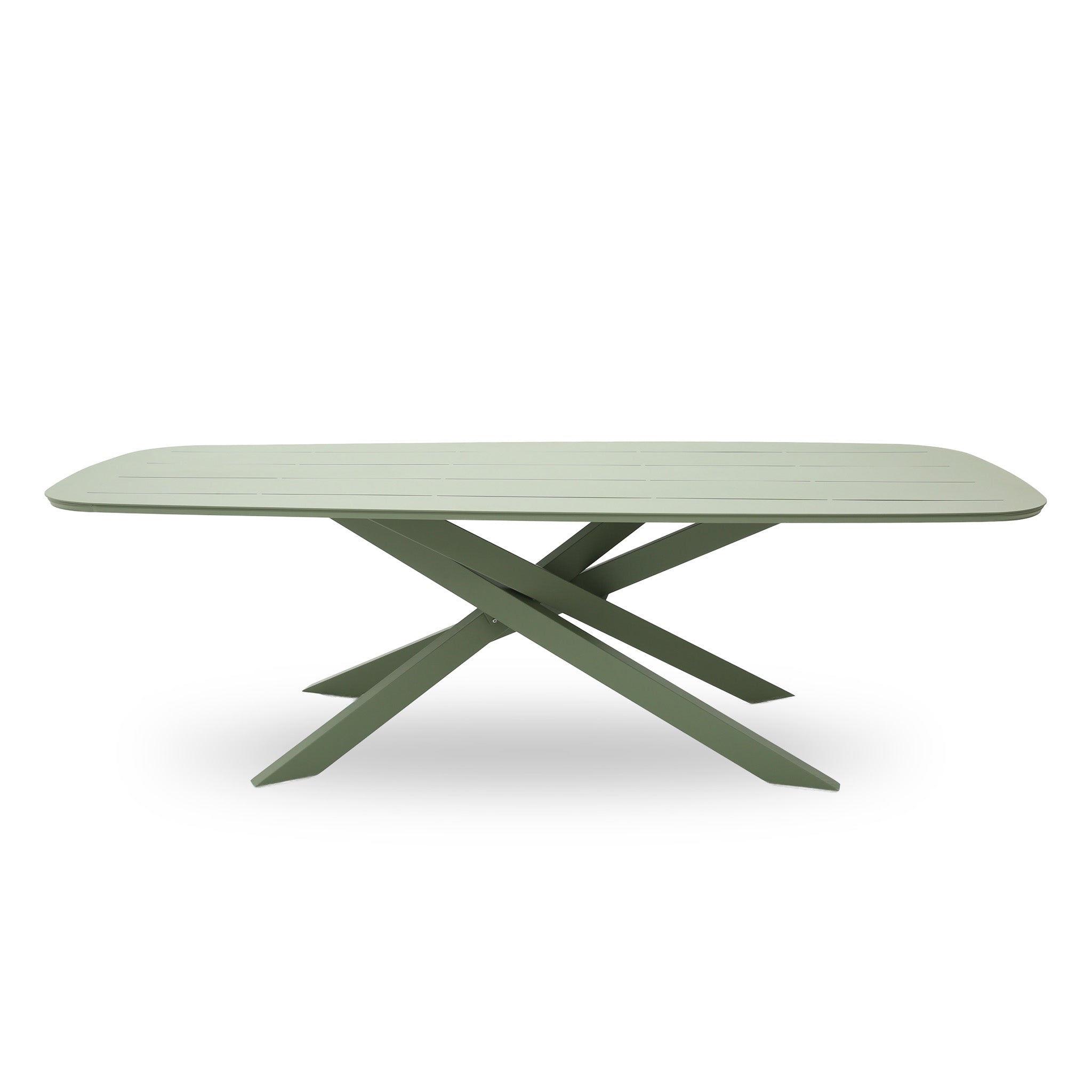 Marova 2.4m Outdoor Dining Table - Sand Green Dining Table Kito-Core