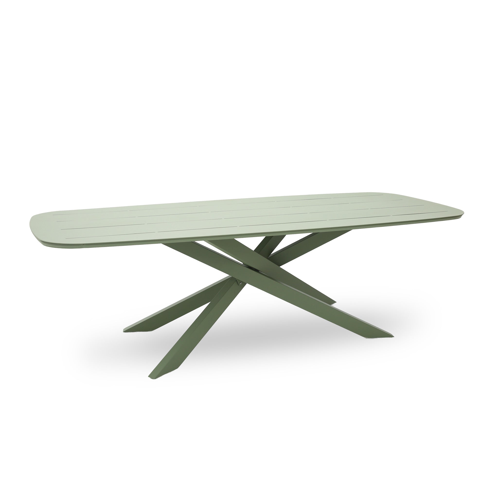 Marova 2.4m Outdoor Dining Table - Sand Green Dining Table Kito-Core