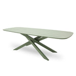 Marova 2.4m Outdoor Dining Table - Sand Green Dining Table Kito-Core