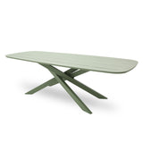 Marova 2.4m Outdoor Dining Table - Sand Green Dining Table Kito-Core