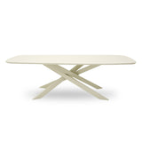 Marova 2.4m Outdoor Dining Table - Cream White Dining Table Kito-Core