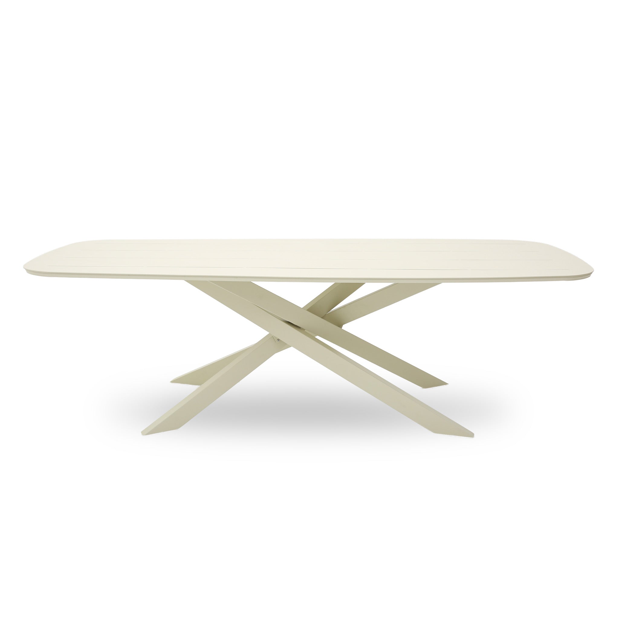 Marova 2.4m Outdoor Dining Table - Cream White Dining Table Kito-Core