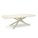 Marova 2.4m Outdoor Dining Table - Cream White Dining Table Kito-Core