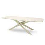 Marova 2.4m Outdoor Dining Table - Cream White Dining Table Kito-Core