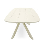 Marova 2.4m Outdoor Dining Table - Cream White Dining Table Kito-Core