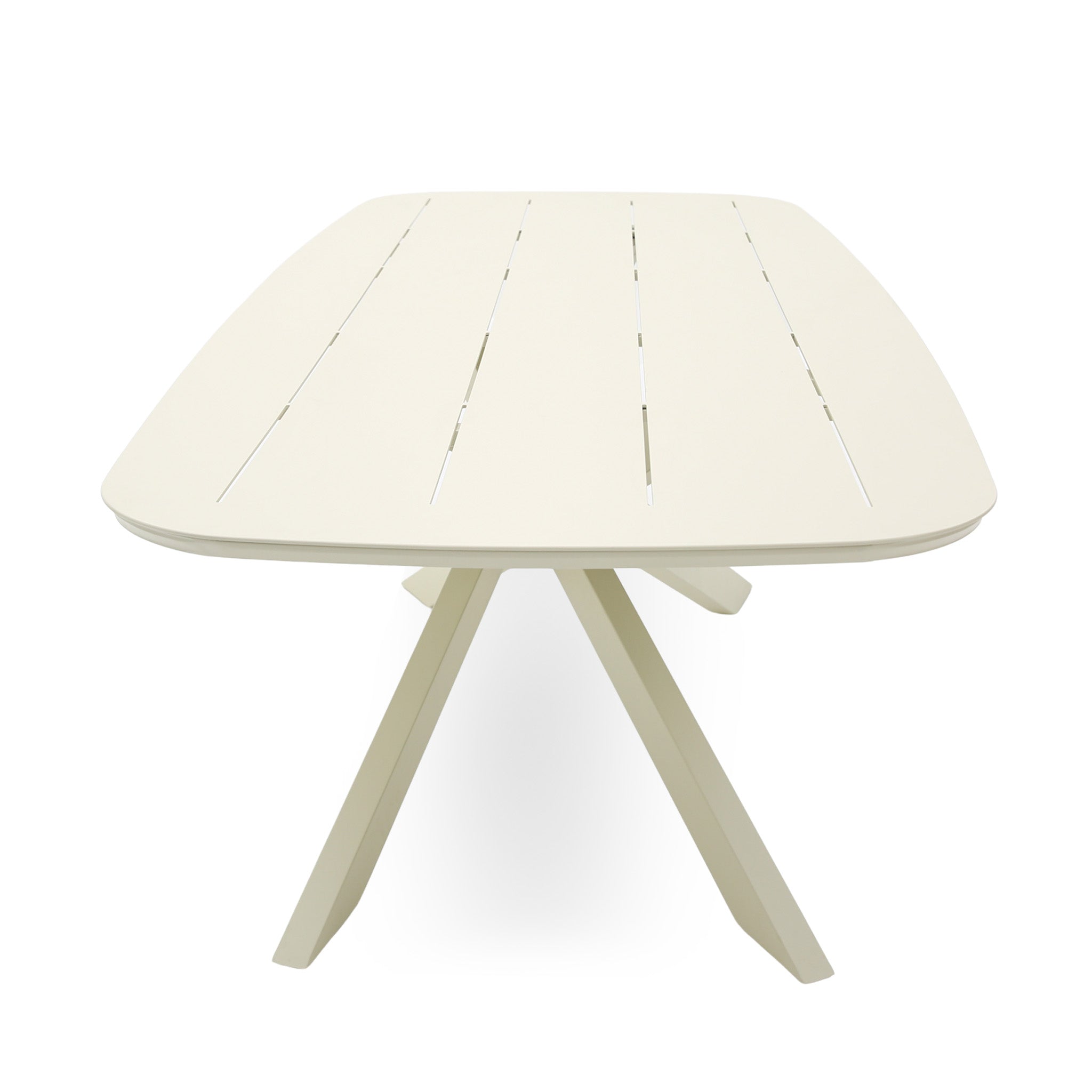 Marova 2.4m Outdoor Dining Table - Cream White Dining Table Kito-Core