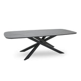 Marova 2.4m Outdoor Dining Table - Sand Dark Grey Dining Table Kito-Core
