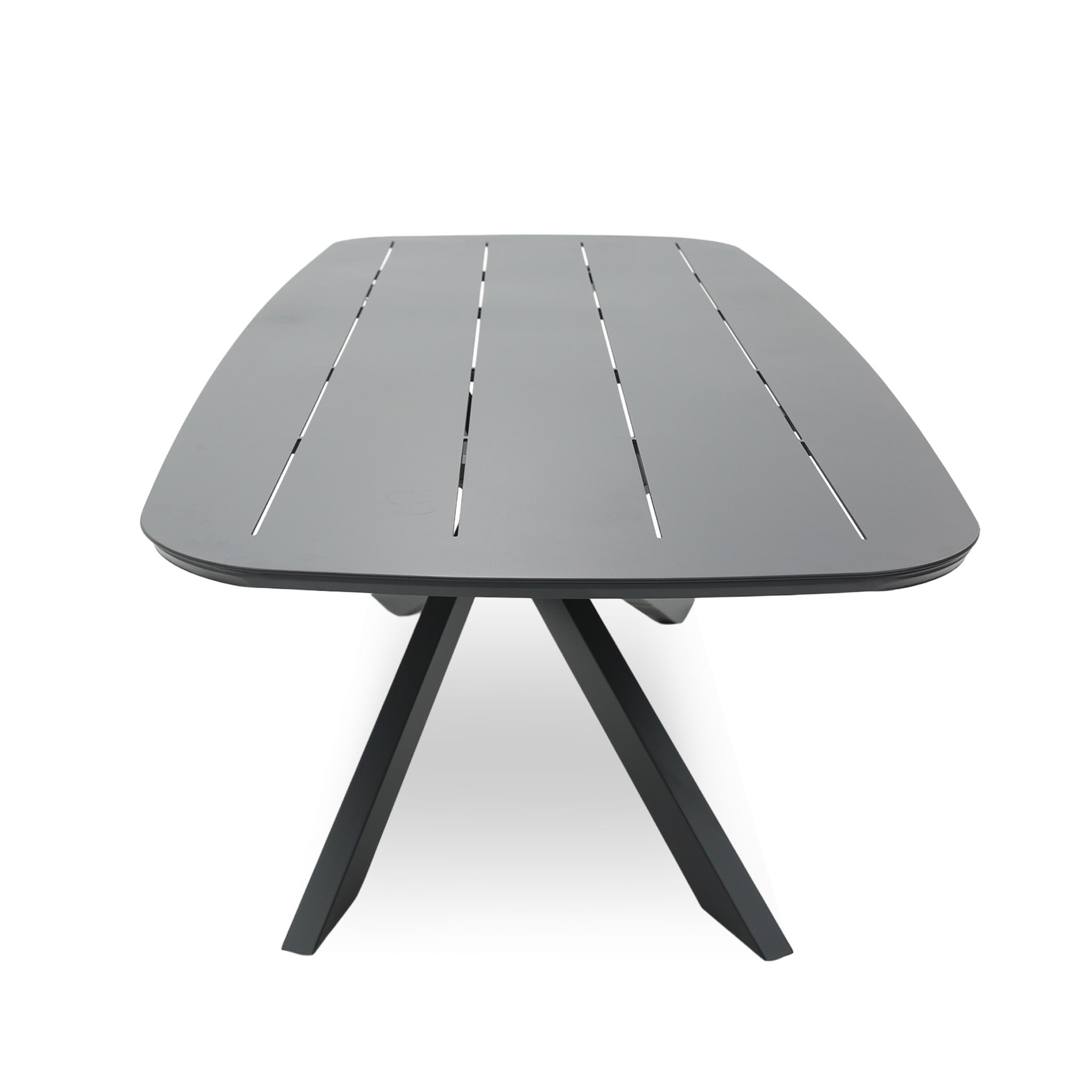 Marova 2.4m Outdoor Dining Table - Sand Dark Grey Dining Table Kito-Core
