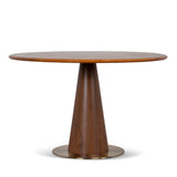 Leonardo 1.2m Round Dining Table - Walnut Dining Table Drake-Core