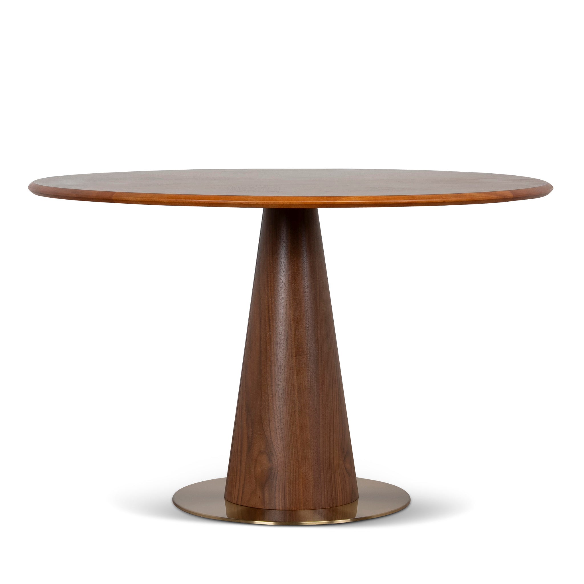 Leonardo 1.2m Round Dining Table - Walnut Dining Table Drake-Core