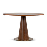 Leonardo 1.2m Round Dining Table - Walnut Dining Table Drake-Core