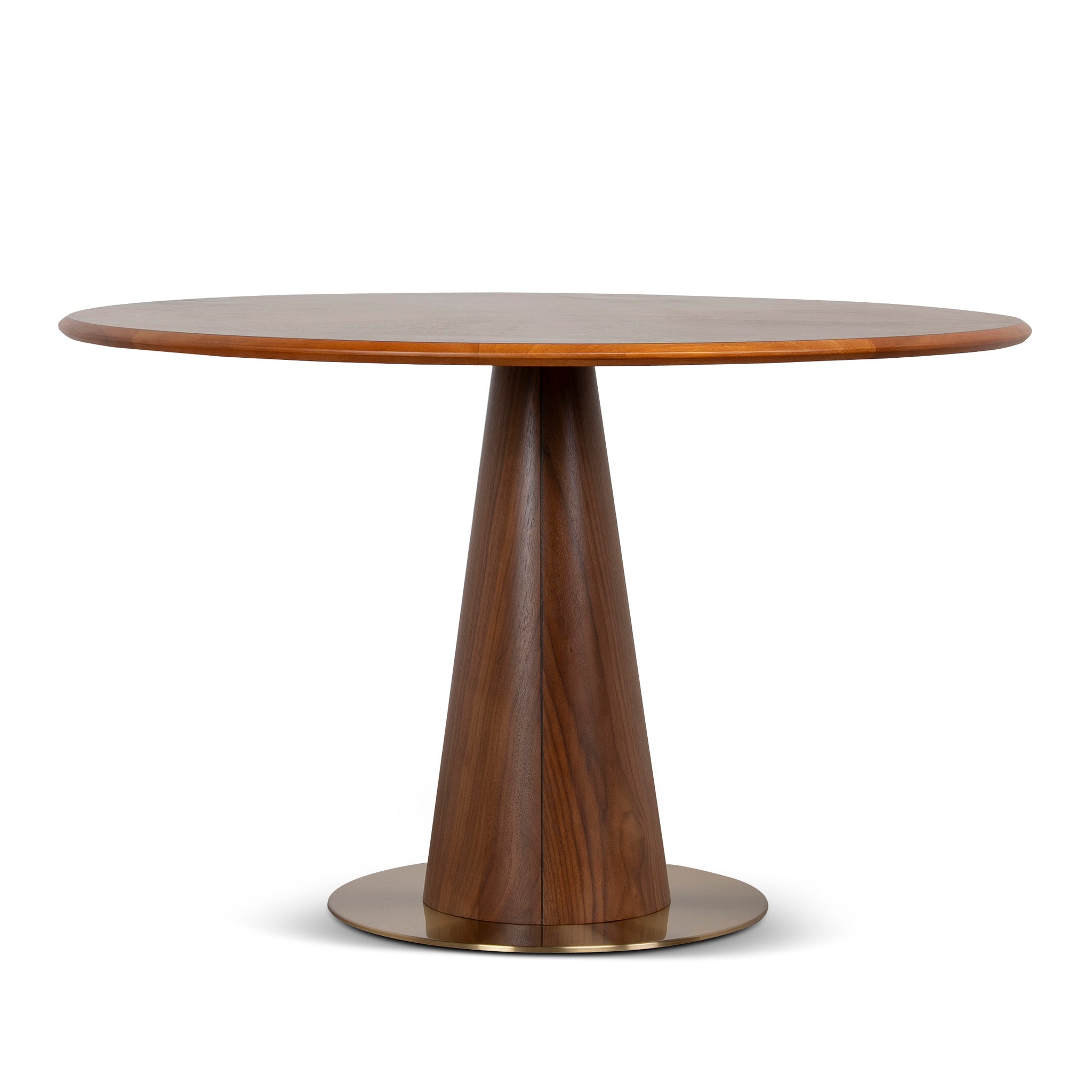 Leonardo 1.2m Round Dining Table - Walnut Dining Table Drake-Core