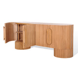 Orvino 1.85m Sideboard Unit - Light Natural Buffet & Sideboard Nicki-Core