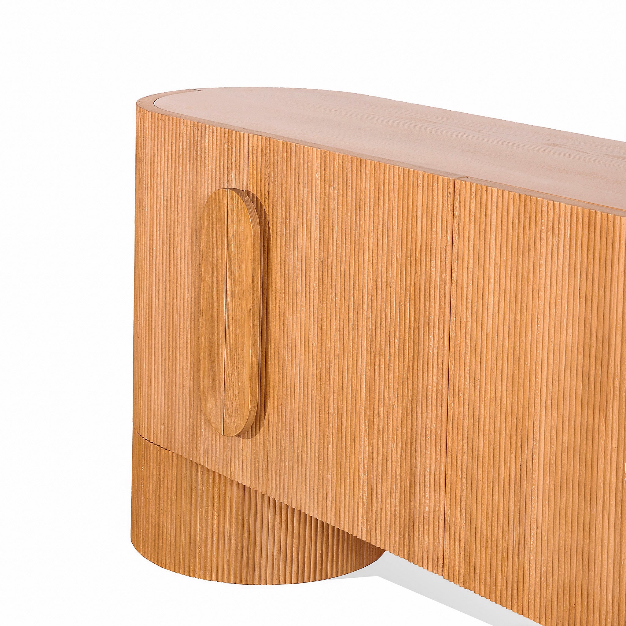 Orvino 1.85m Sideboard Unit - Light Natural Buffet & Sideboard Nicki-Core