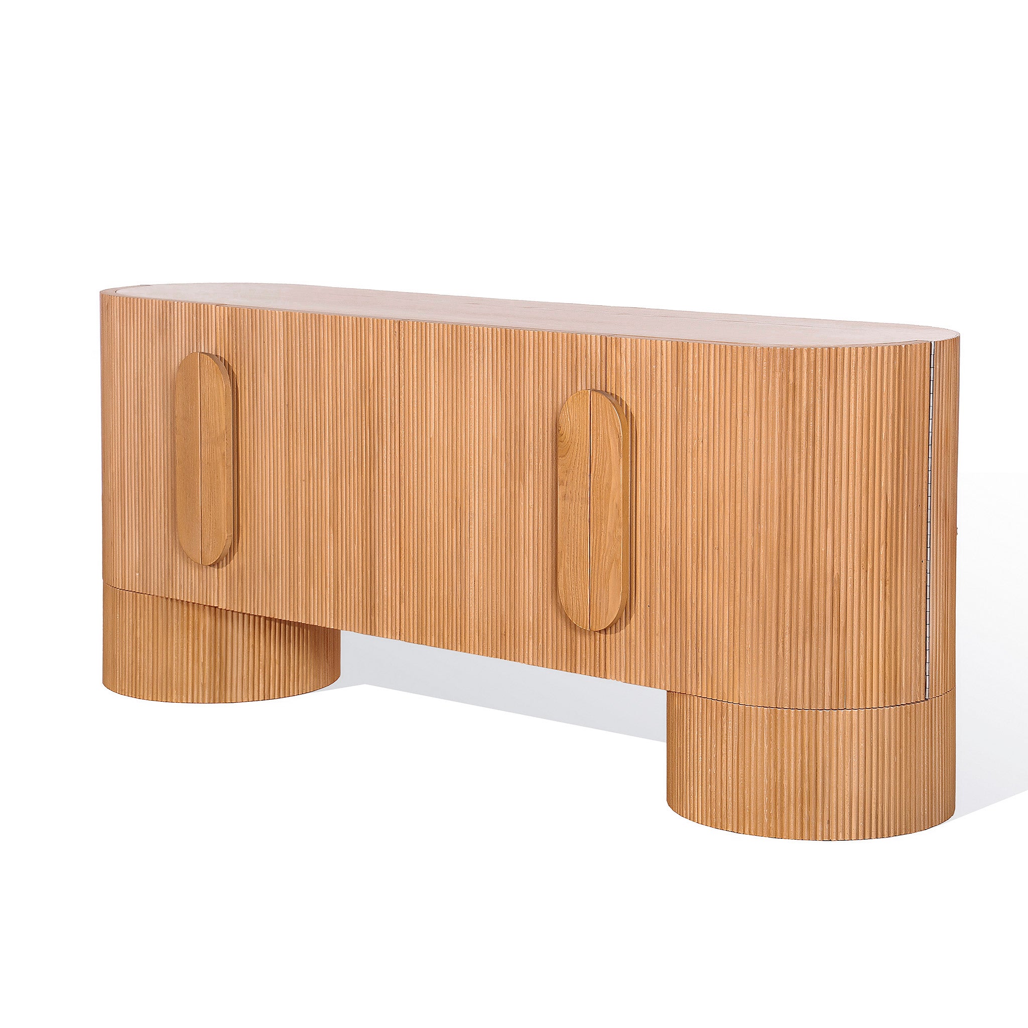 Orvino 1.85m Sideboard Unit - Light Natural Buffet & Sideboard Nicki-Core