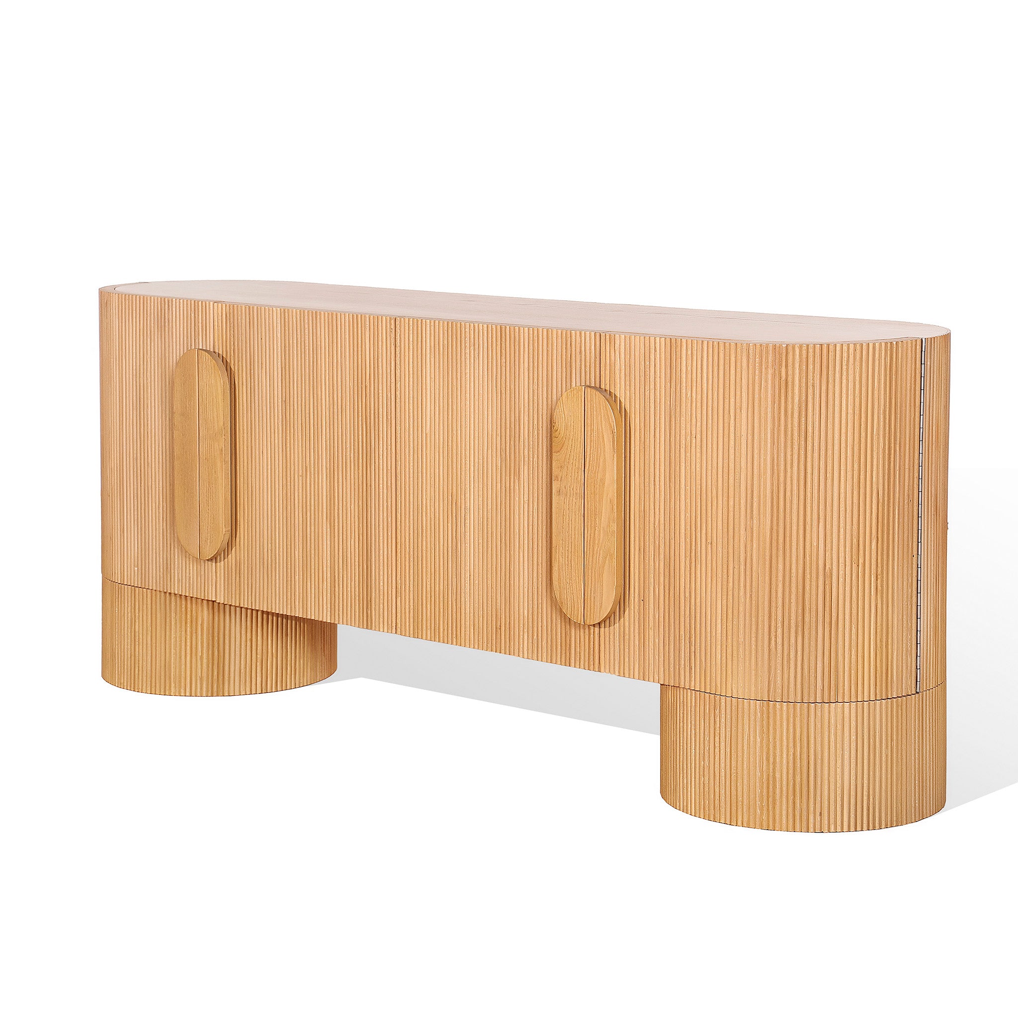 Orvino 1.85m Sideboard Unit - Light Natural Buffet & Sideboard Nicki-Core