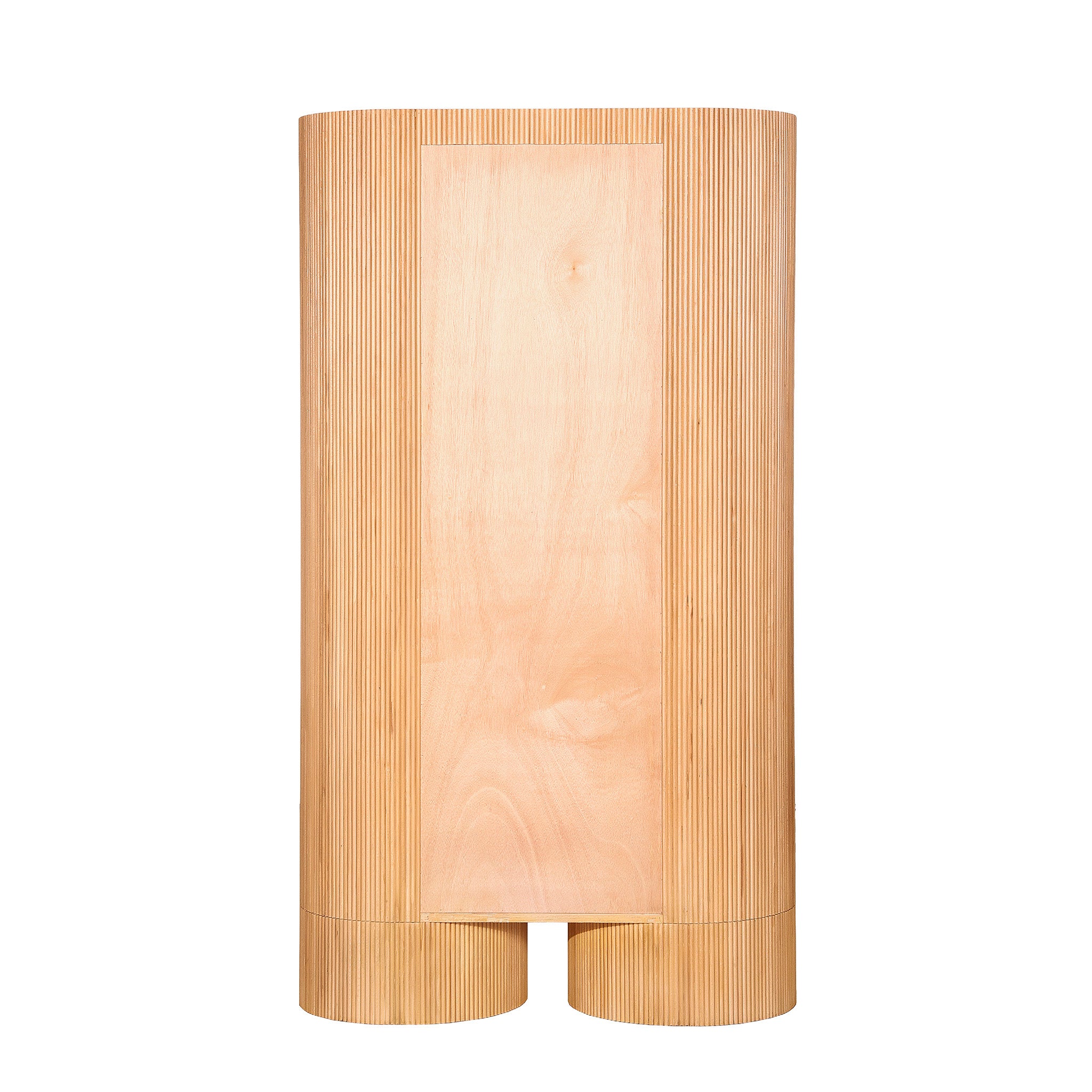 Orvino 1.82m (H) Tall Cabinet Unit - Light Natural Storage Cabinet Nicki-Core