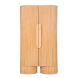 Orvino 1.82m (H) Tall Cabinet Unit - Light Natural Storage Cabinet Nicki-Core