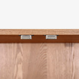 Orvino 1.82m (H) Tall Cabinet Unit - Light Natural Storage Cabinet Nicki-Core