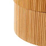 Orvino 1.82m (H) Tall Cabinet Unit - Light Natural Storage Cabinet Nicki-Core