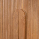 Orvino 1.82m (H) Tall Cabinet Unit - Light Natural Storage Cabinet Nicki-Core