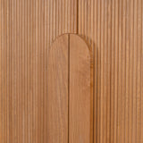 Orvino 1.82m (H) Tall Cabinet Unit - Light Natural Storage Cabinet Nicki-Core