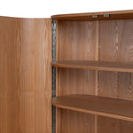 Orvino 1.82m (H) Tall Cabinet Unit - Light Natural Storage Cabinet Nicki-Core