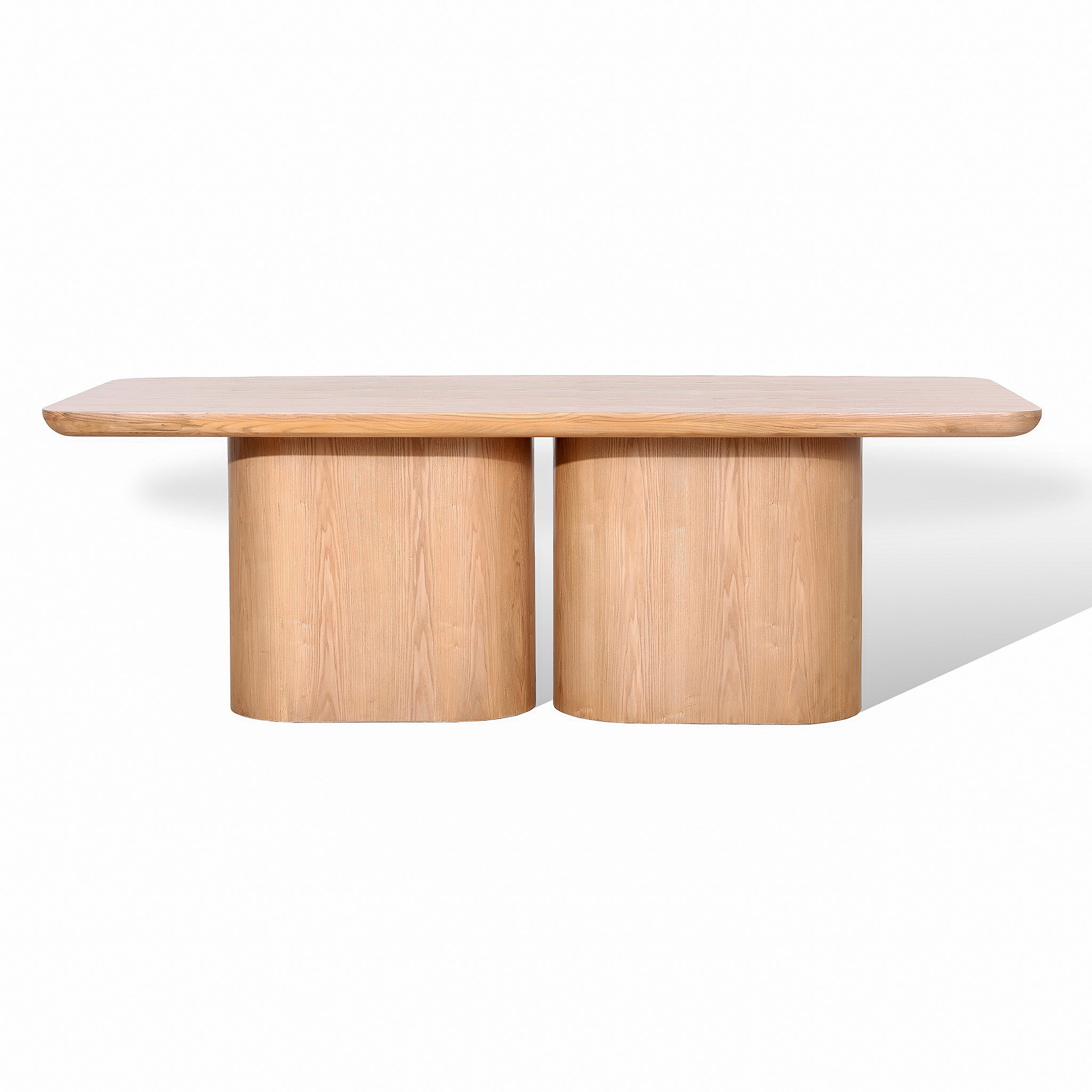 Savino 2.2m Dining Table - Natural Dining Table Nicki-Core