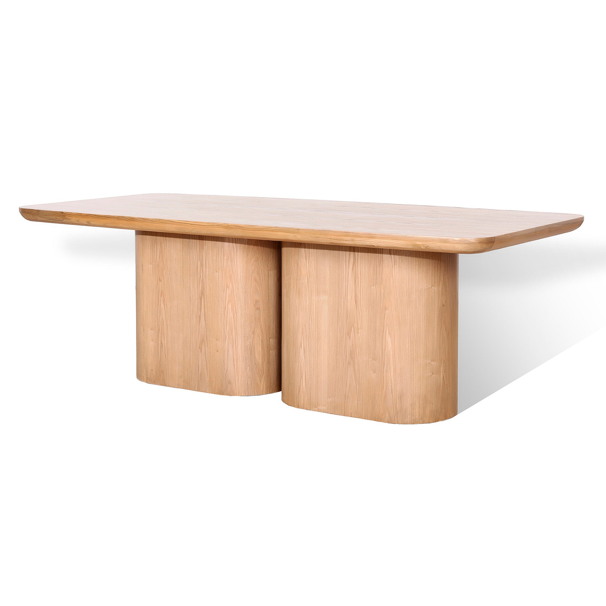 Savino 2.2m Dining Table - Natural Dining Table Nicki-Core