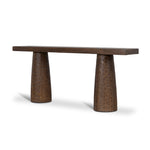 Floros 1.83m Elm Console Table - Dark Brown Console Table Nasa-Core