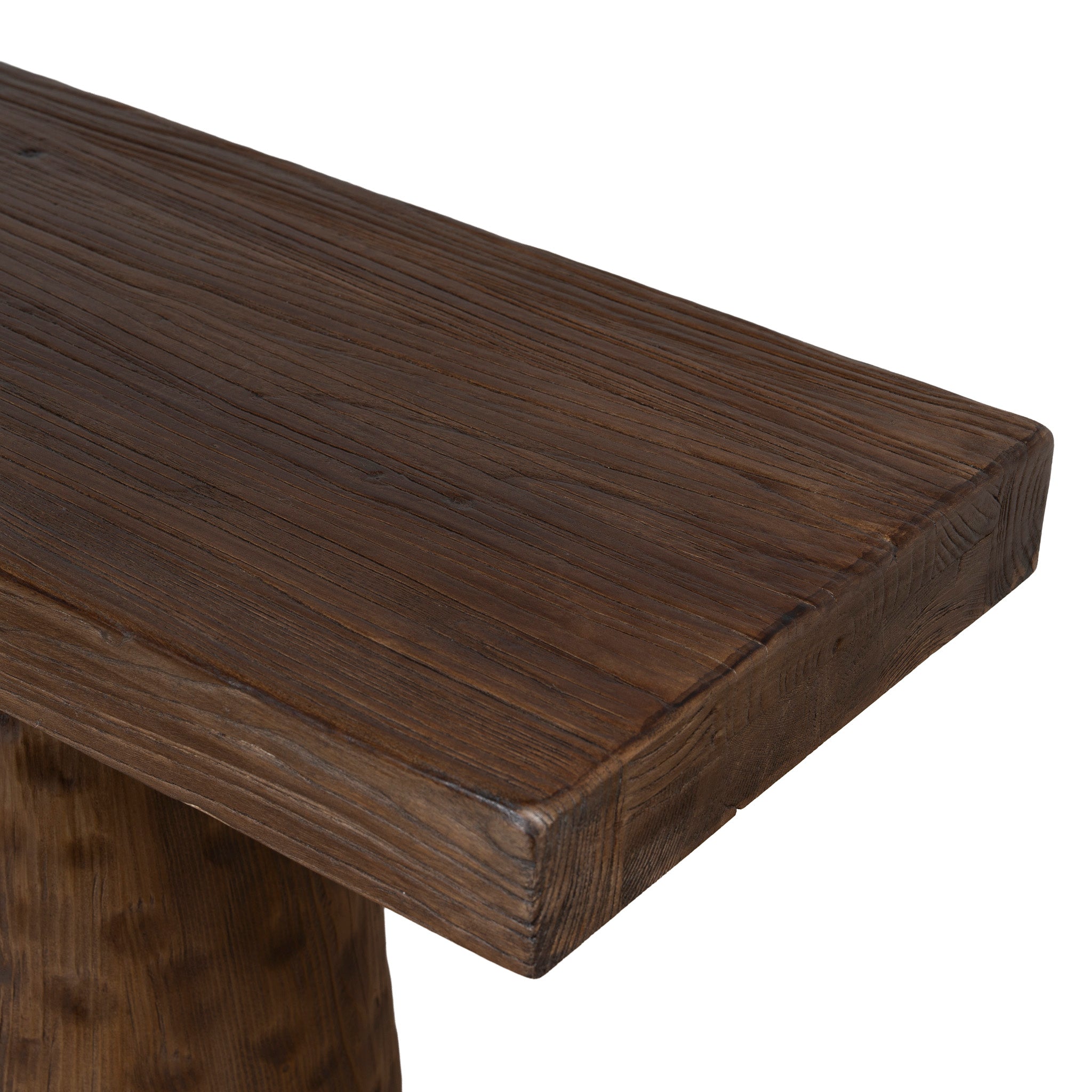 Floros 1.83m Elm Console Table - Dark Brown Console Table Nasa-Core