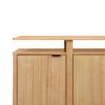 Hirata 2.1m Buffet Unit - NZ Natural Ash Marri-Core