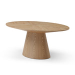 Emilian 1.83m Oval Dining Table - Ash Natural Dining Table Rilux-Core