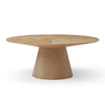 Emilian 1.83m Oval Dining Table - Ash Natural Dining Table Rilux-Core