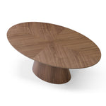 Emilian 1.83m Oval Dining Table - Walnut Dining Table Rilux-Core
