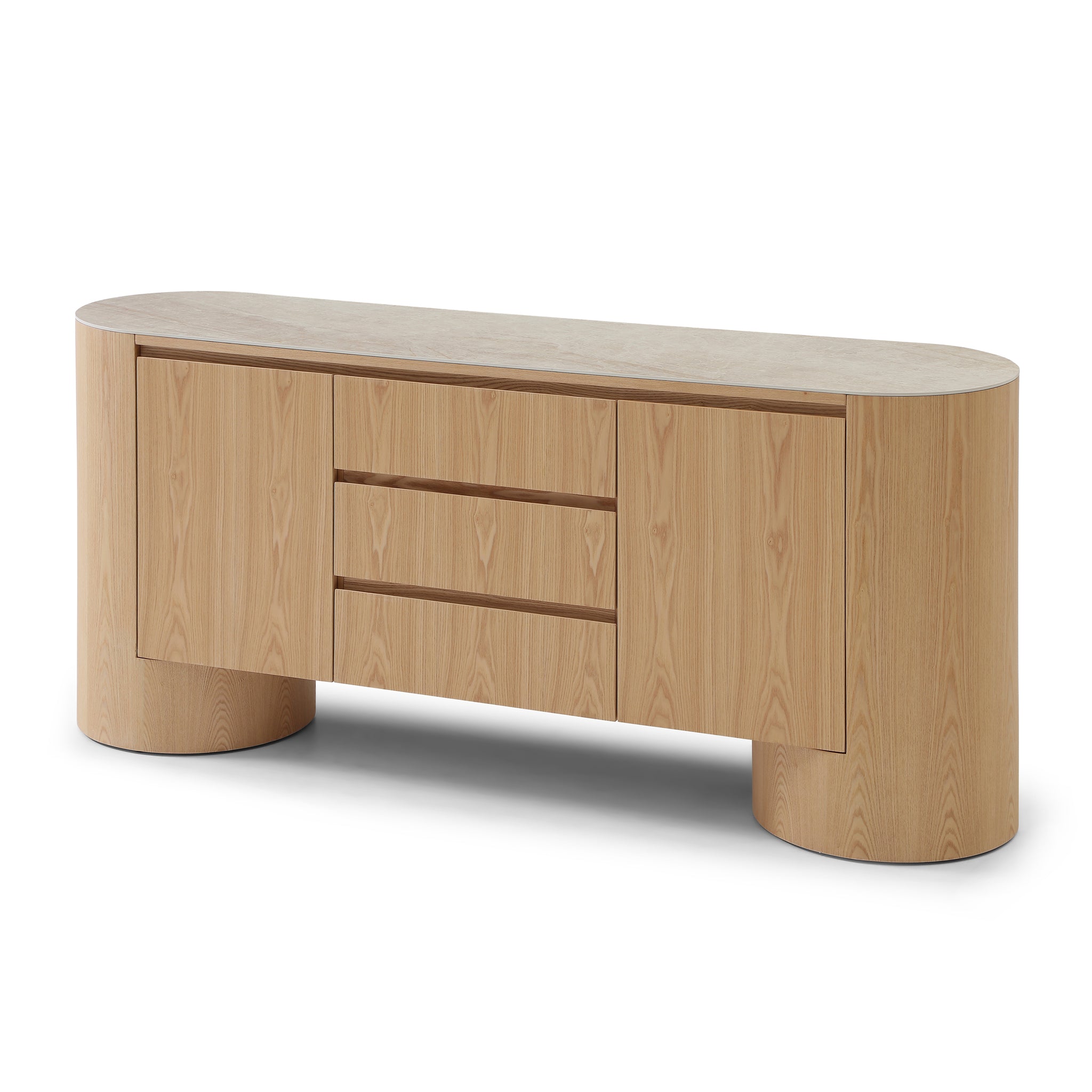 Alveron 1.8m Sideboard - Ash Natural Buffet & Sideboard Rilux-Core