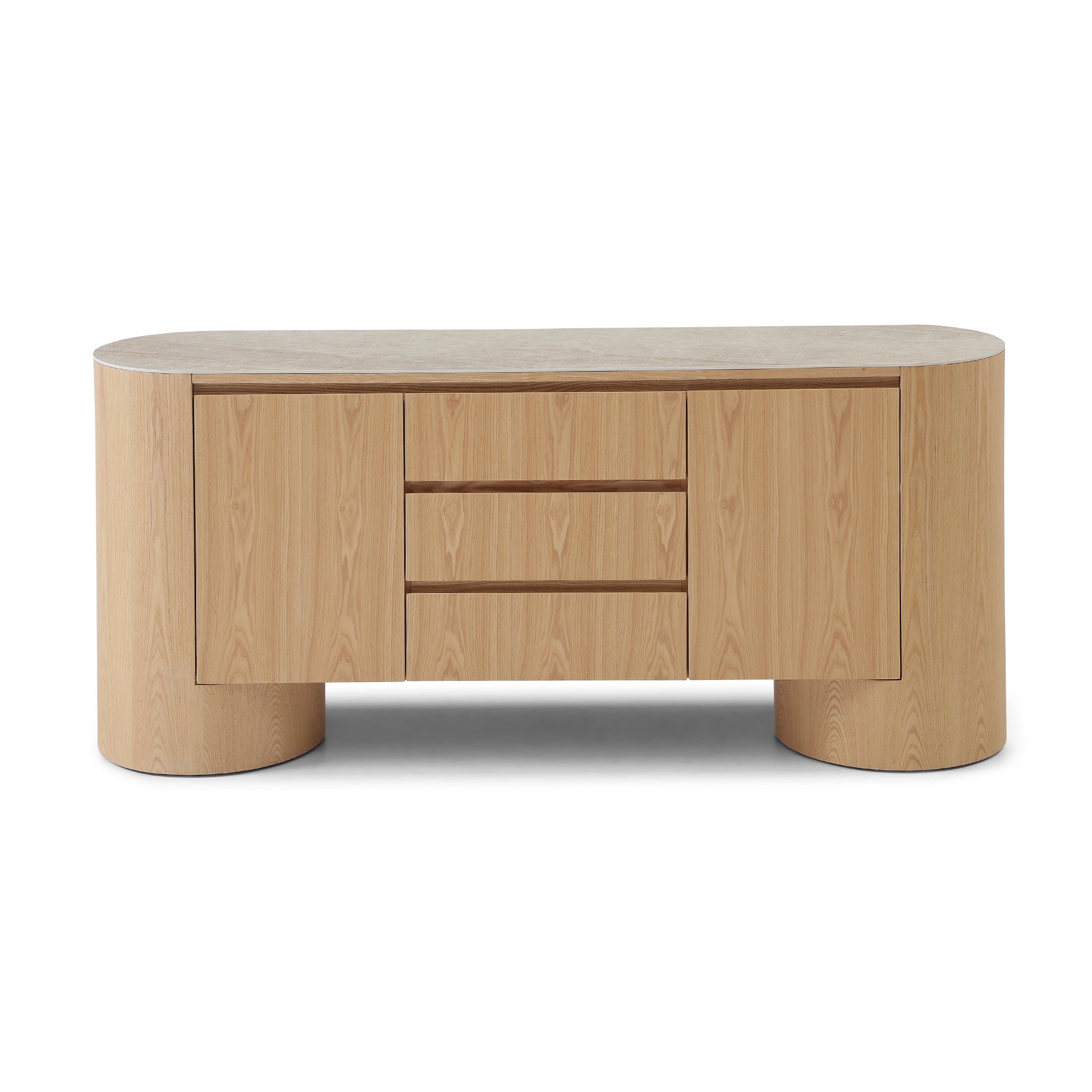 Alveron 1.8m Sideboard - Ash Natural Buffet & Sideboard Rilux-Core