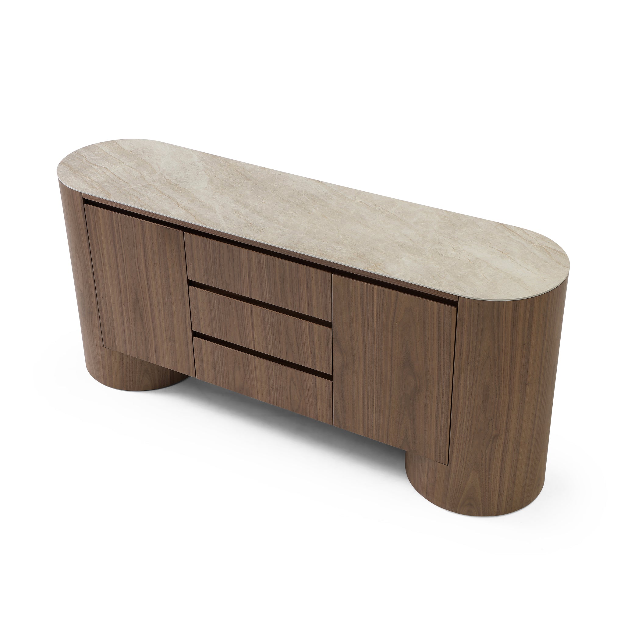 Alveron 1.8m Sideboard - Walnut Buffet & Sideboard Rilux-Core