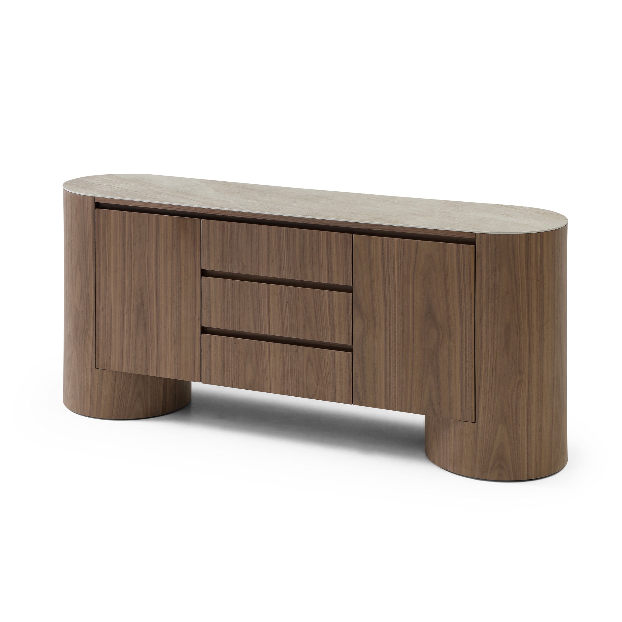 Alveron 1.8m Sideboard - Walnut Buffet & Sideboard Rilux-Core